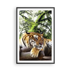 Poster in einem schwarzem Rahmen - Hochachtungsvoll - 61x91 cm