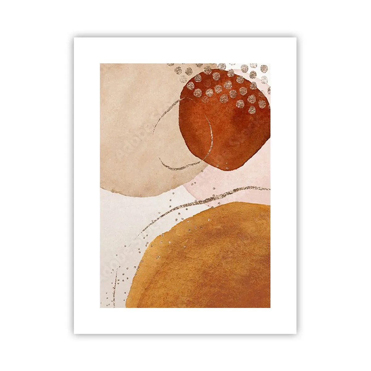 Poster - Rundheit und Bewegung - 30x40 cm