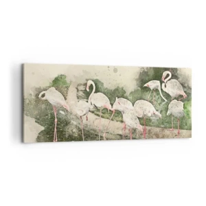 Bild auf Leinwand - Leinwandbild - Exotischer Traum - 100x40 cm
