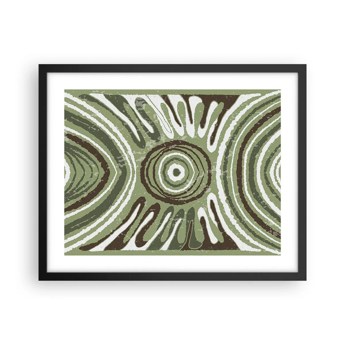 Poster in einem schwarzem Rahmen - Explosion von Emotionen - 50x40 cm