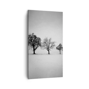 Bild auf Leinwand - Leinwandbild - Wovon träumen sie? - 45x80 cm