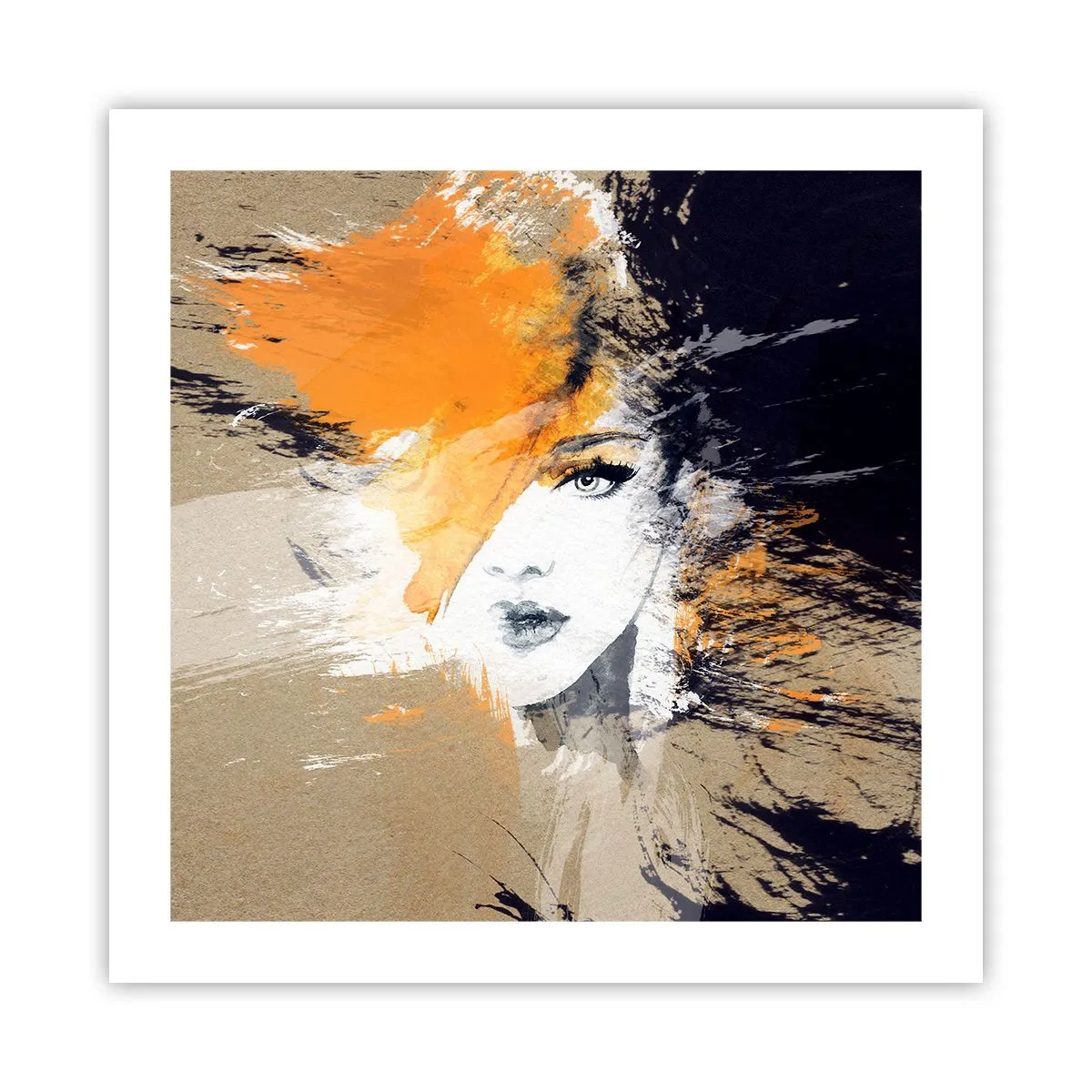 Poster - Und es ist Licht - 50x50 cm