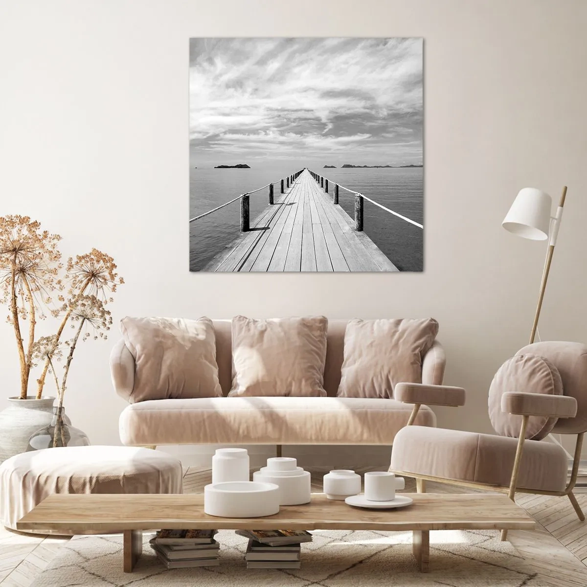 Bild auf Leinwand - Leinwandbild - Oder vielleicht eine Reise ... - 30x30 cm