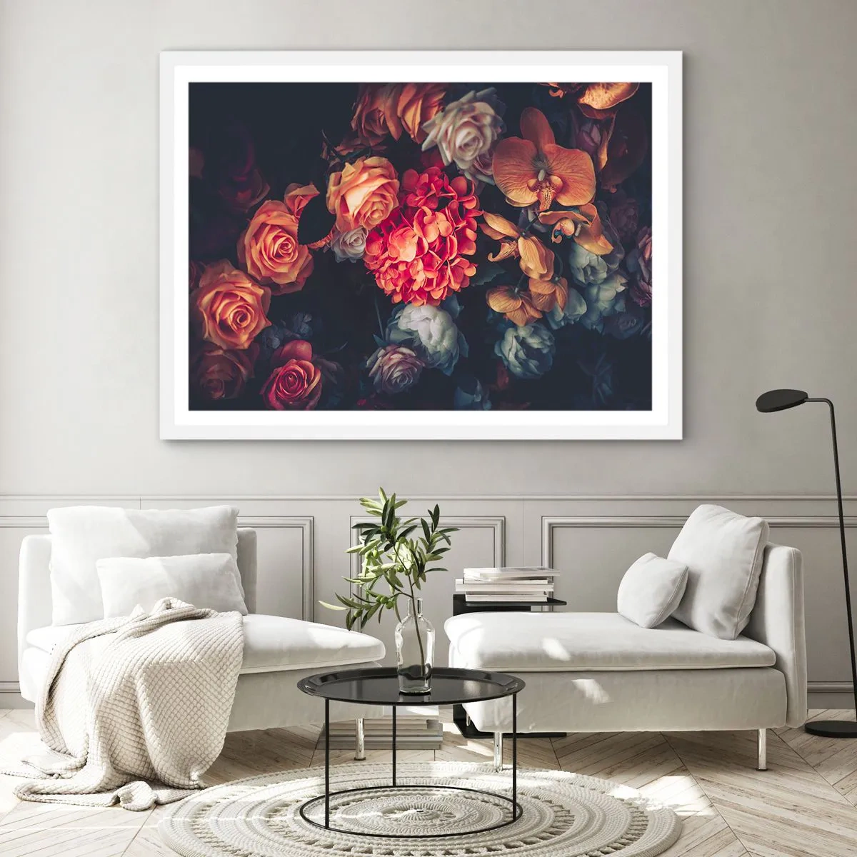 Poster in einem weißen Rahmen - Wie bei den holländischen Meistern - 70x50 cm