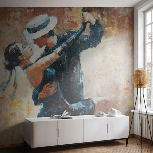 Selbstklebende Fototapete Deluxe Sticker - A la Rudolf Valentino - Abstraktion, Tanzen, Tango - 200x140 cm