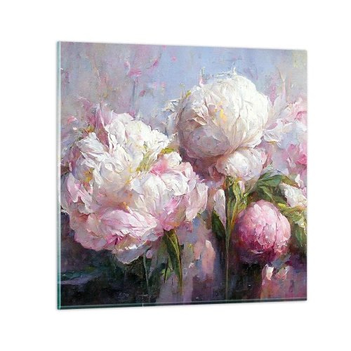 Glasbild - Bild auf glas - Strauß voller Leben - 30x30 cm