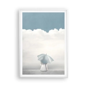 Poster in einem weißen Rahmen - Am Rande der Realität und Träume - 70x100 cm