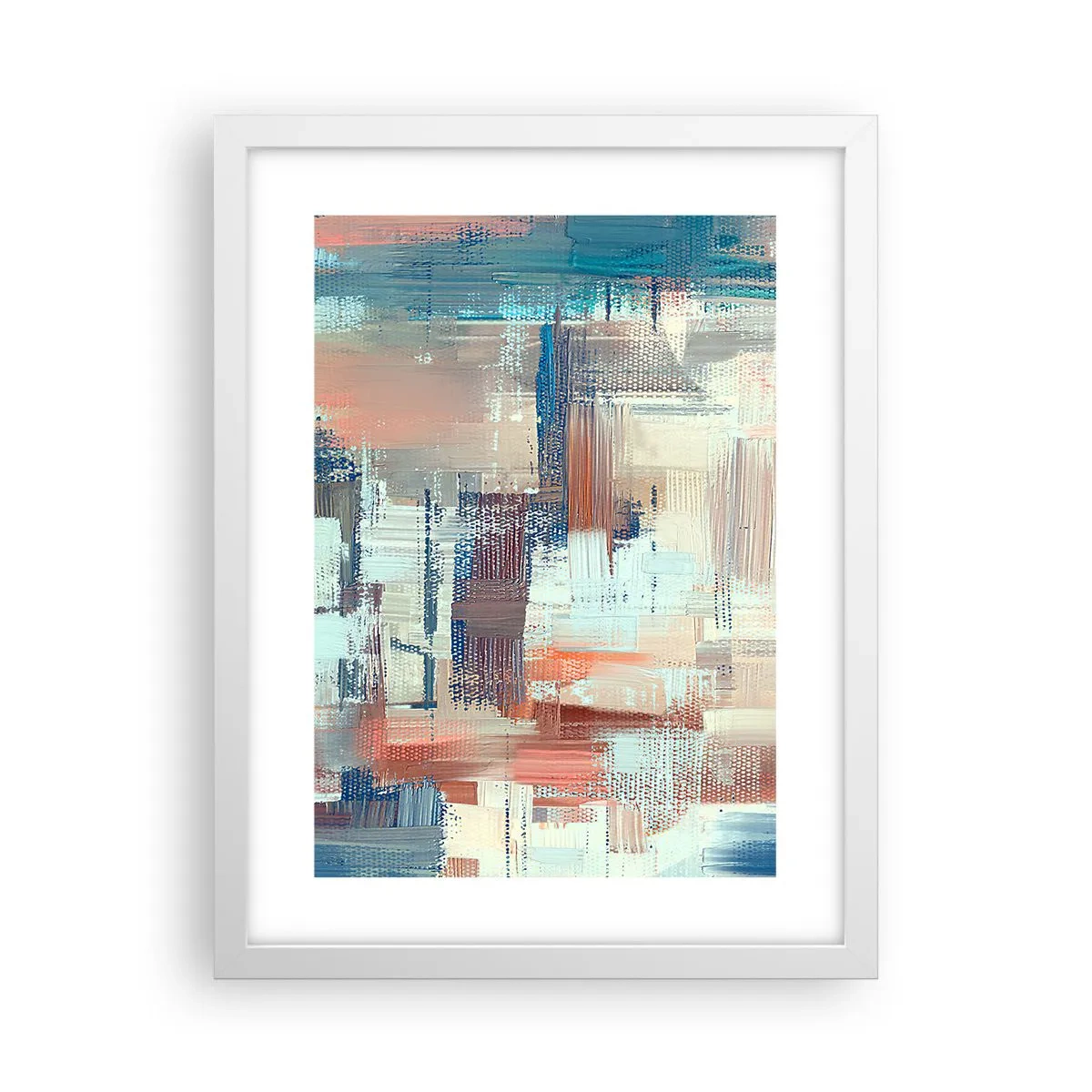 Poster in einem weißen Rahmen - Zum Licht kommen - 30x40 cm
