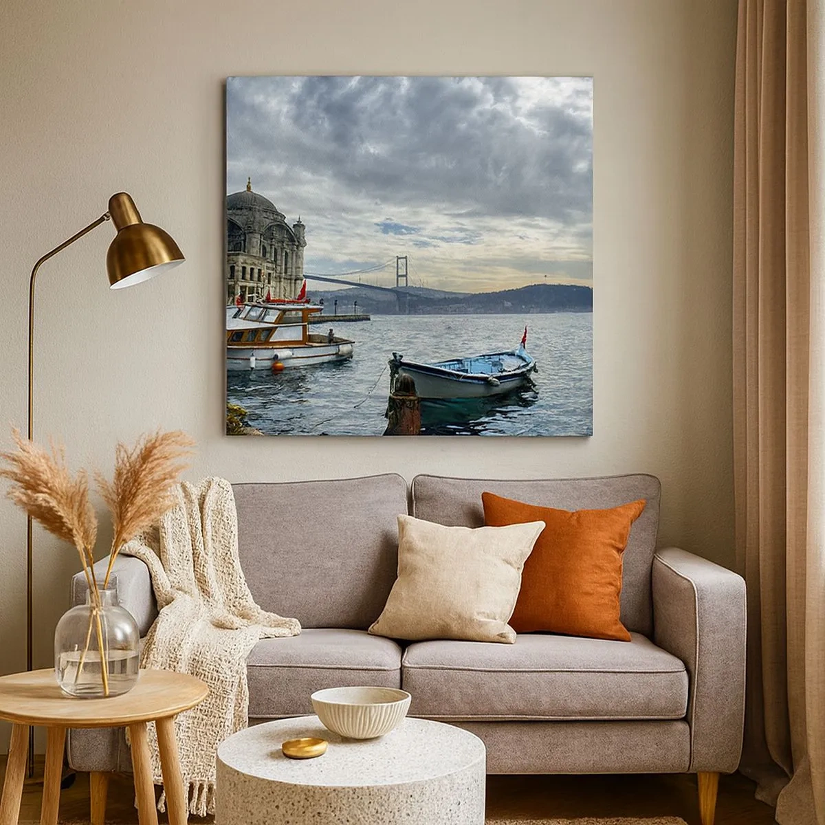 Bild auf Leinwand - Leinwandbild - An der Grenze der Welten - 30x30 cm