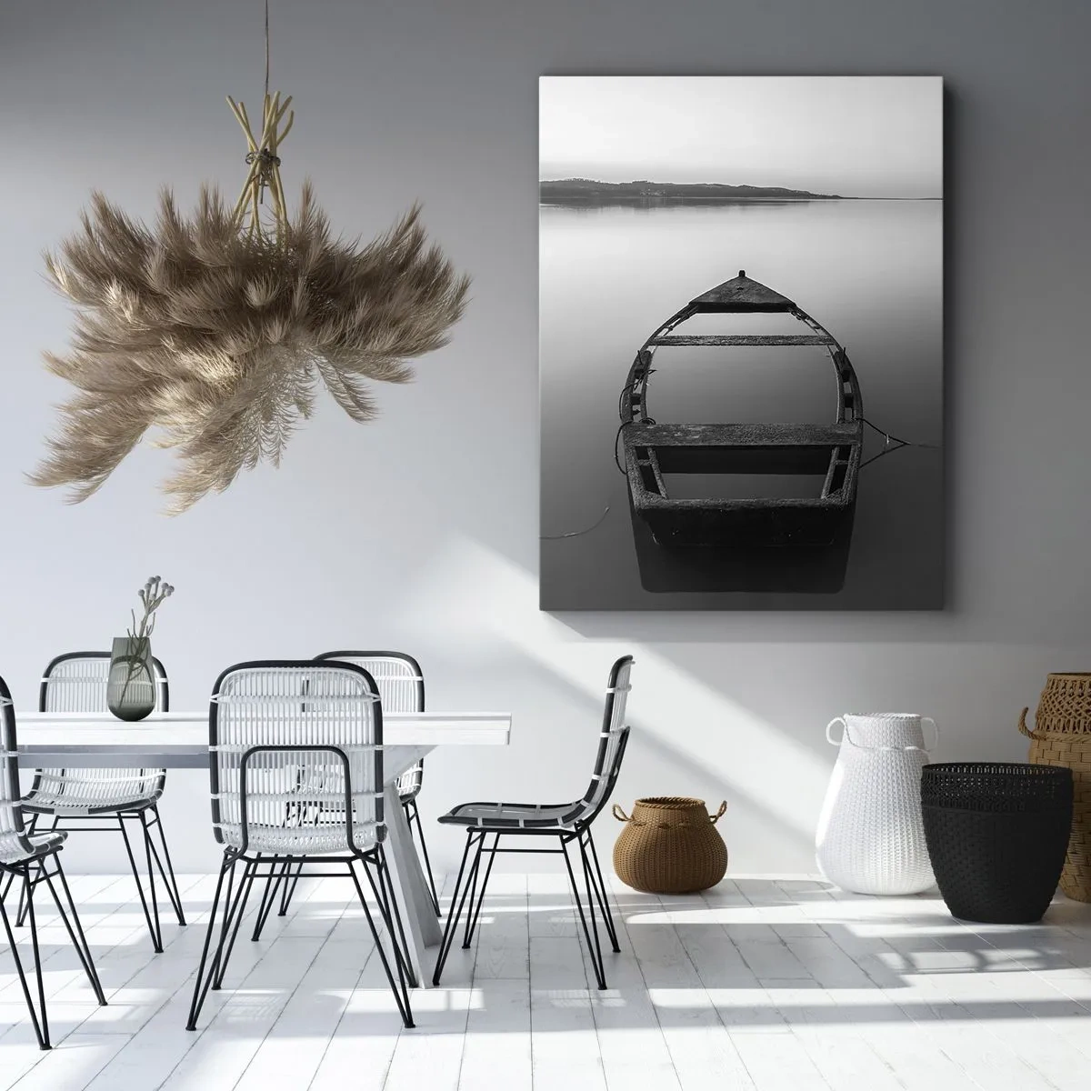 Bild auf Leinwand - Leinwandbild - Sehnsucht und Melancholie - 45x80 cm