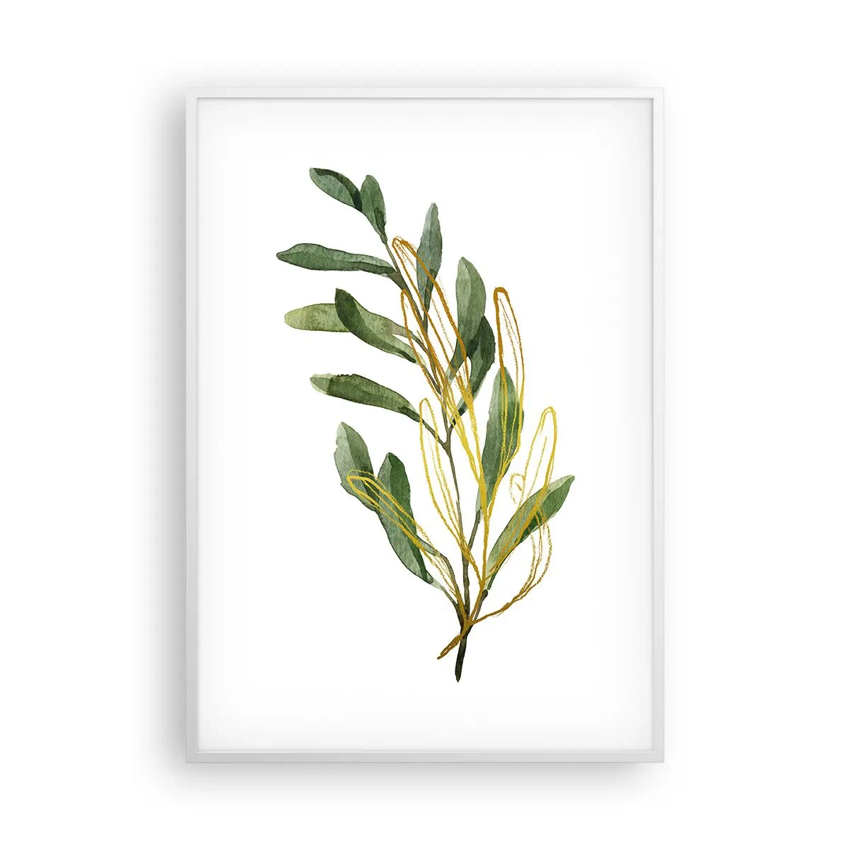 Poster in einem weißen Rahmen - Alles was gut ist - 70x100 cm