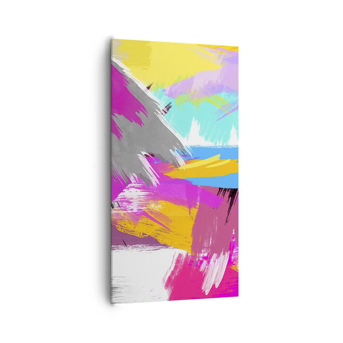 Bild auf Leinwand - Leinwandbild - Und nochmal und nochmal und nochmal wieder - 65x120 cm