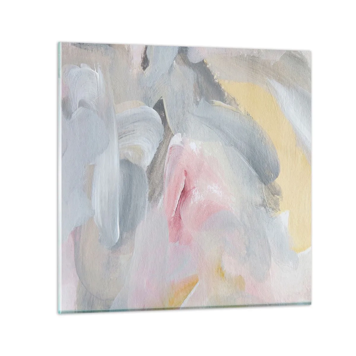 Glasbild - Bild auf glas - In einer Pastellwelt - 60x60 cm