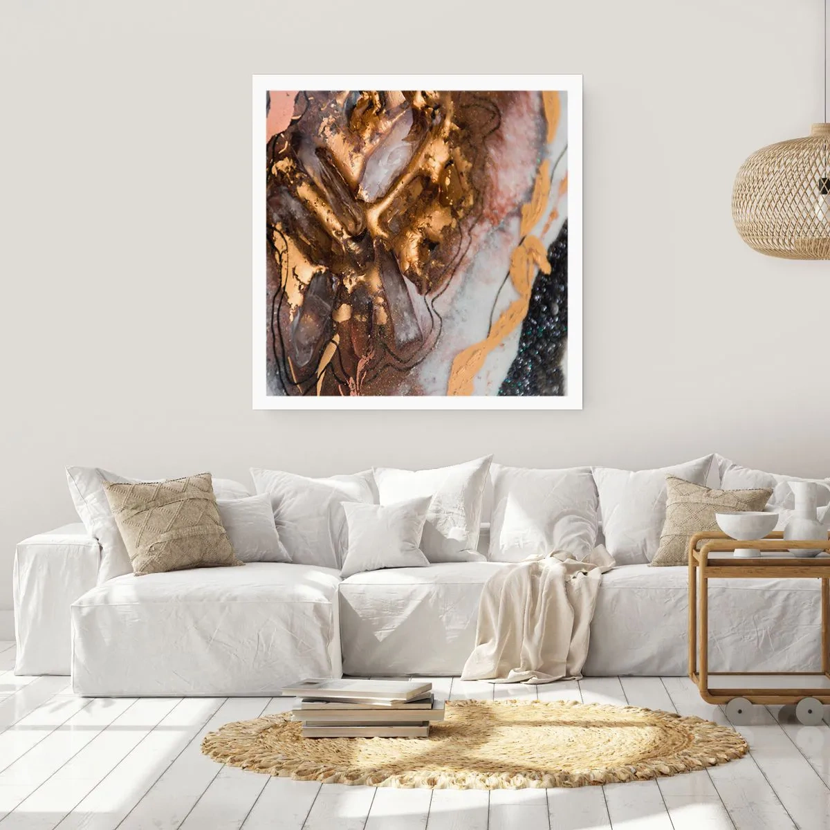 Poster - Das Element der Erde - 30x30 cm