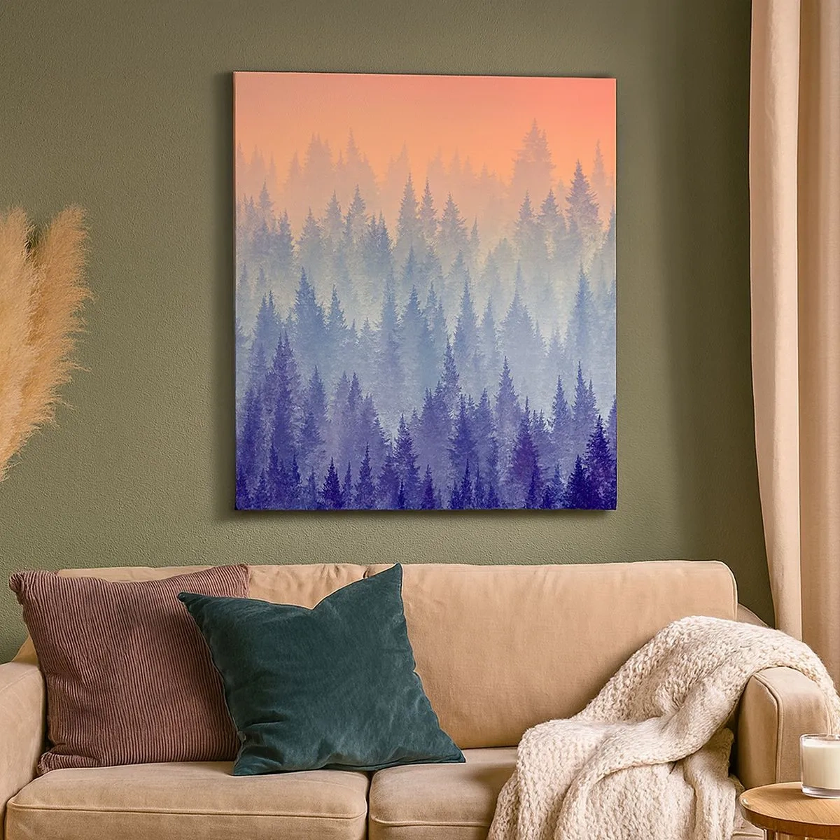 Bild auf Leinwand - Leinwandbild - Hoch, höher, zum Himmel - 30x30 cm