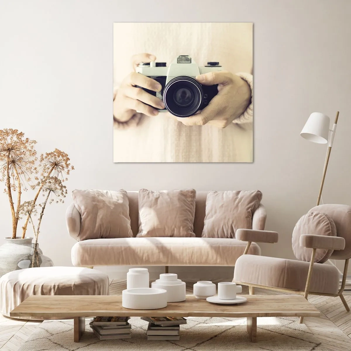 Bild auf Leinwand - Leinwandbild - Um mehr zu sehen ... - 70x70 cm