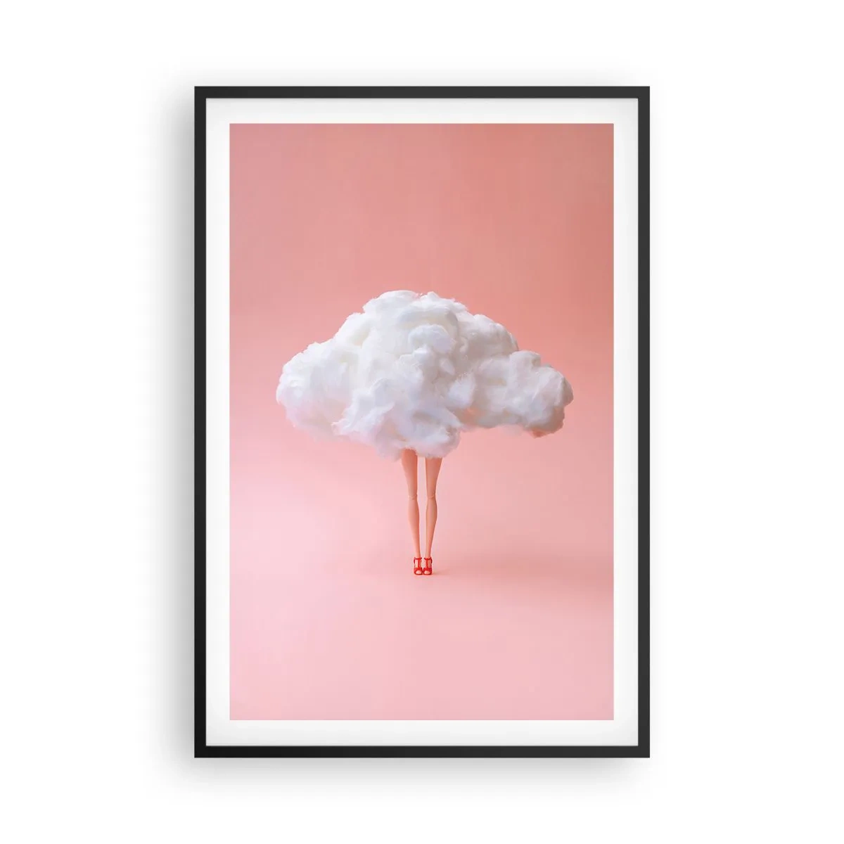 Poster in einem schwarzem Rahmen - Süßes Versprechen - 61x91 cm