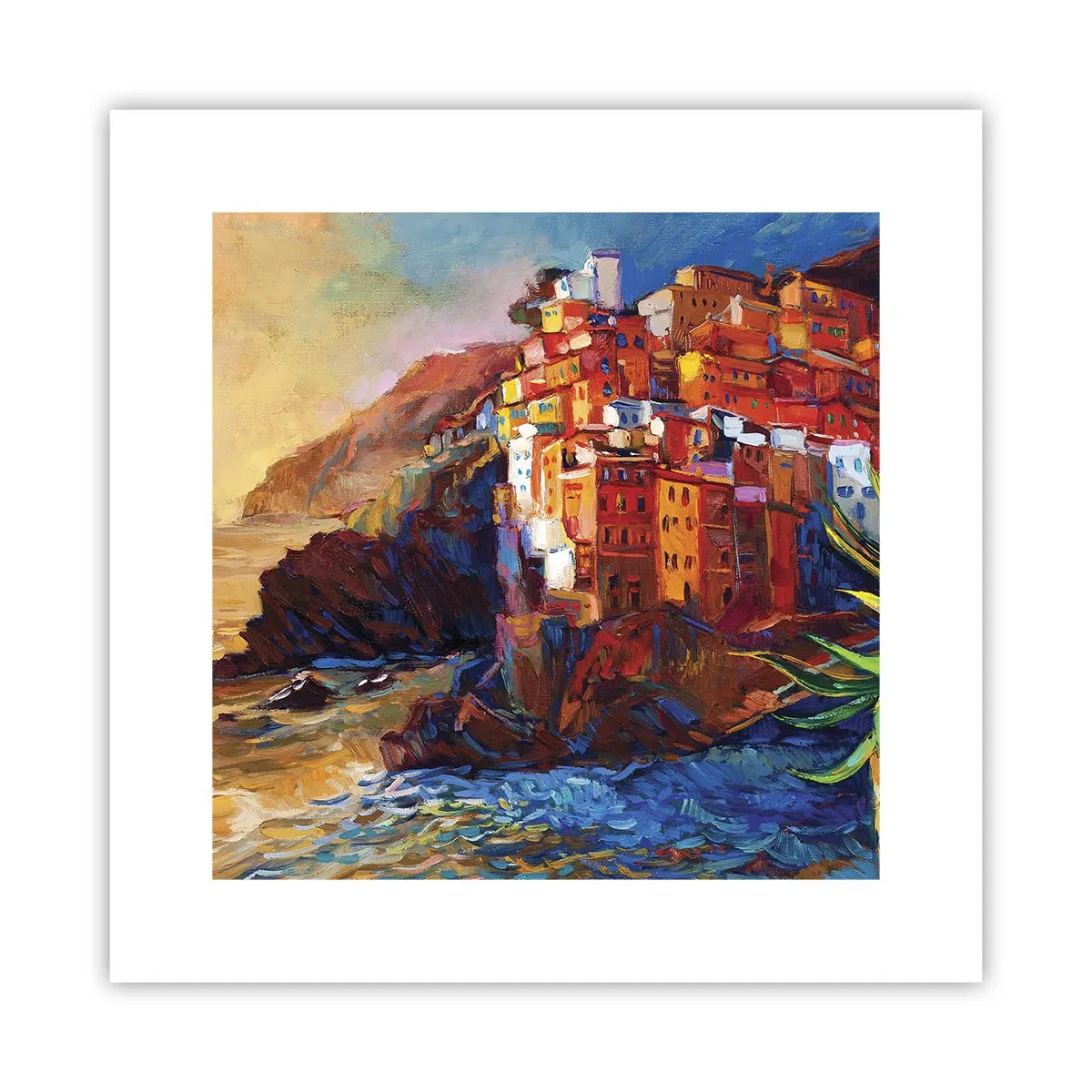 Poster - Italienische Atmosphäre - 30x30 cm