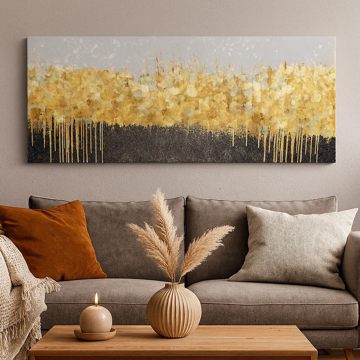 Bild auf Leinwand - Leinwandbild - Nach innen und nach oben - 30x30 cm