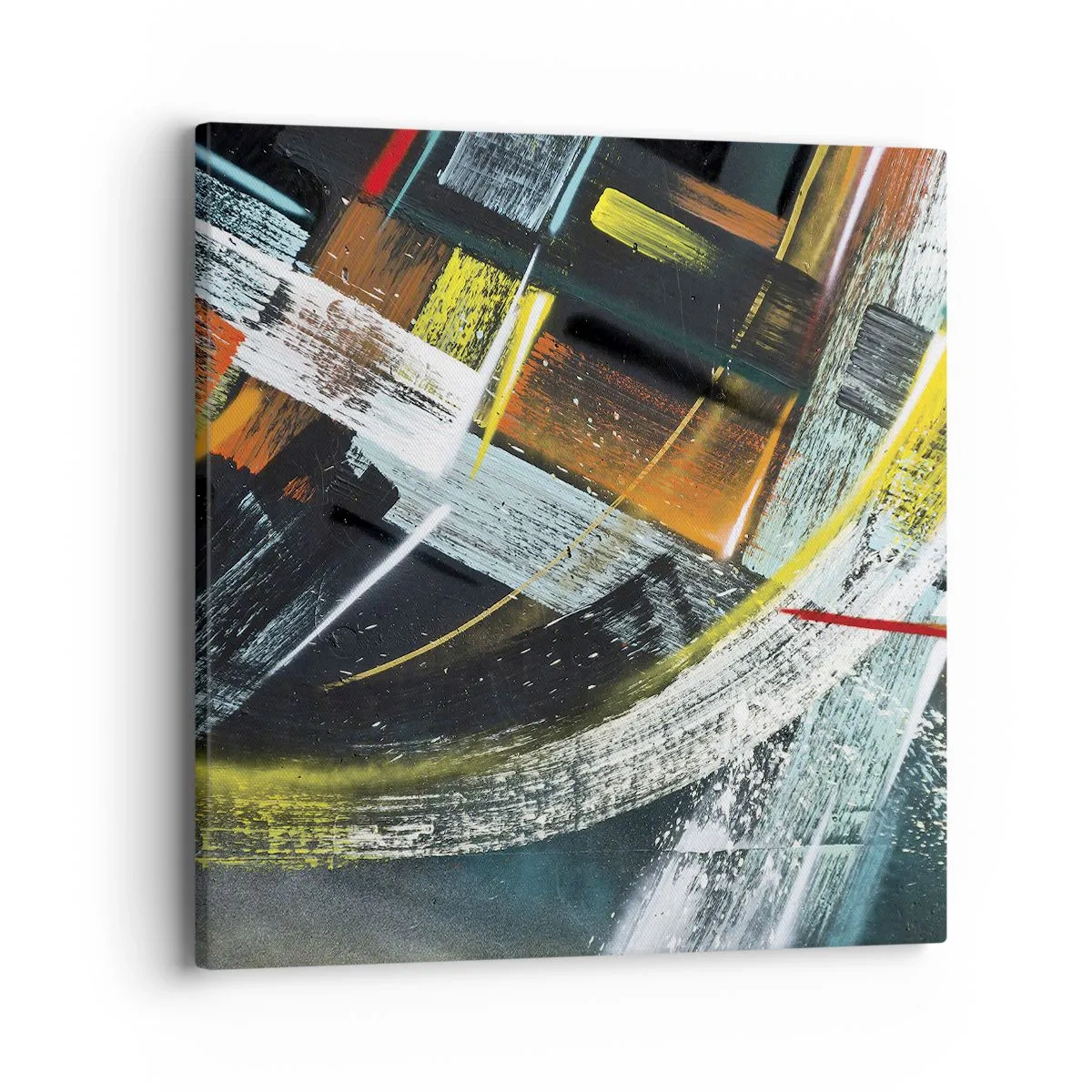 Bild auf Leinwand - Leinwandbild - Energie der Bewegung - 40x40 cm