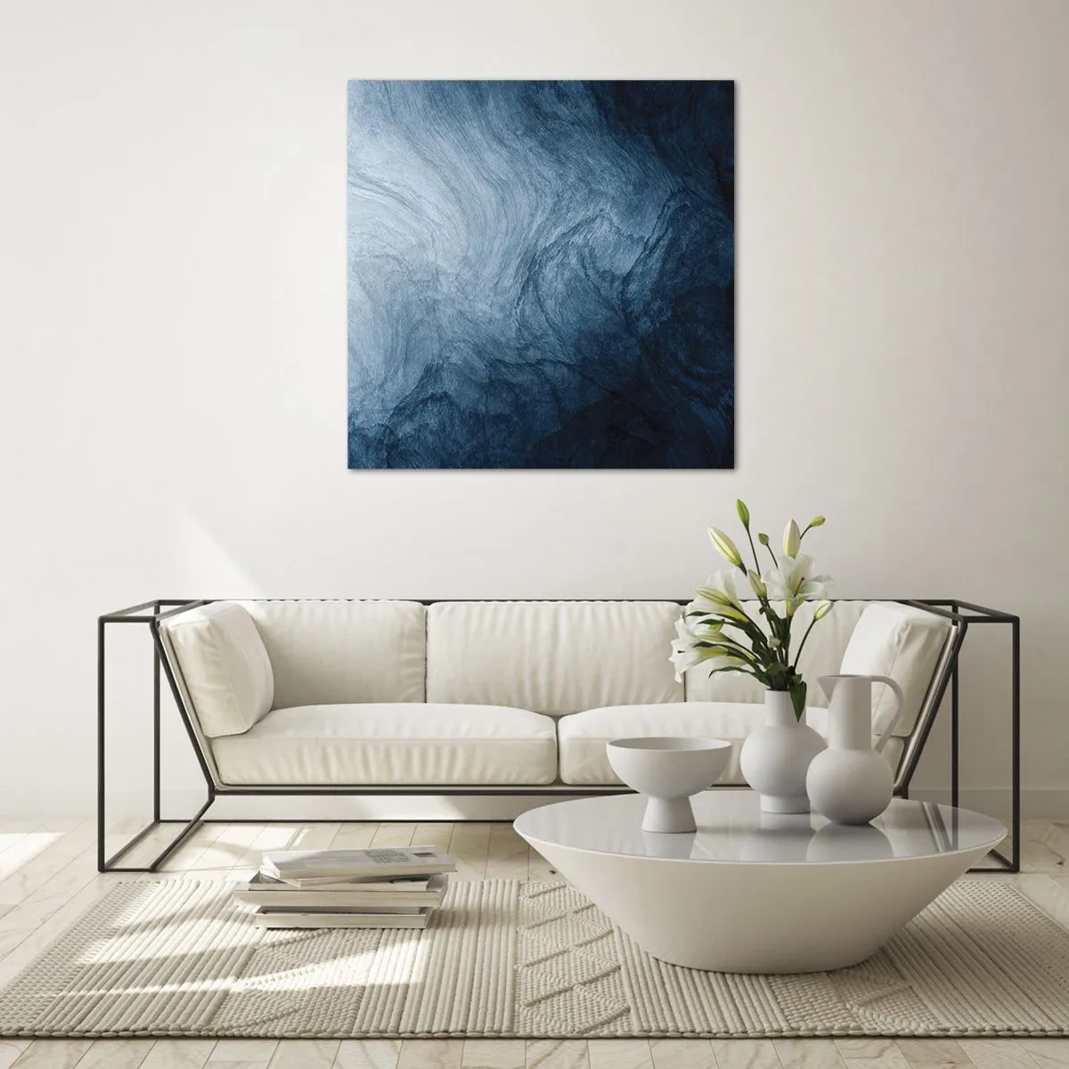 Glasbild - Bild auf glas - Greifen Sie tief - 60x60 cm