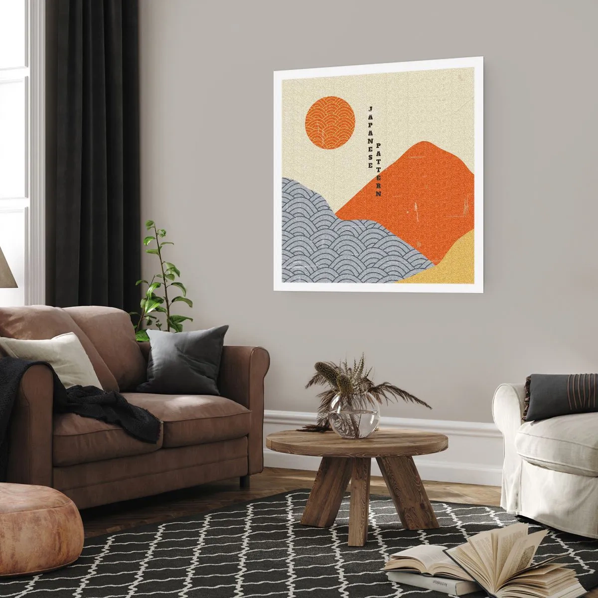 Poster - Im japanischen Geist - 60x60 cm