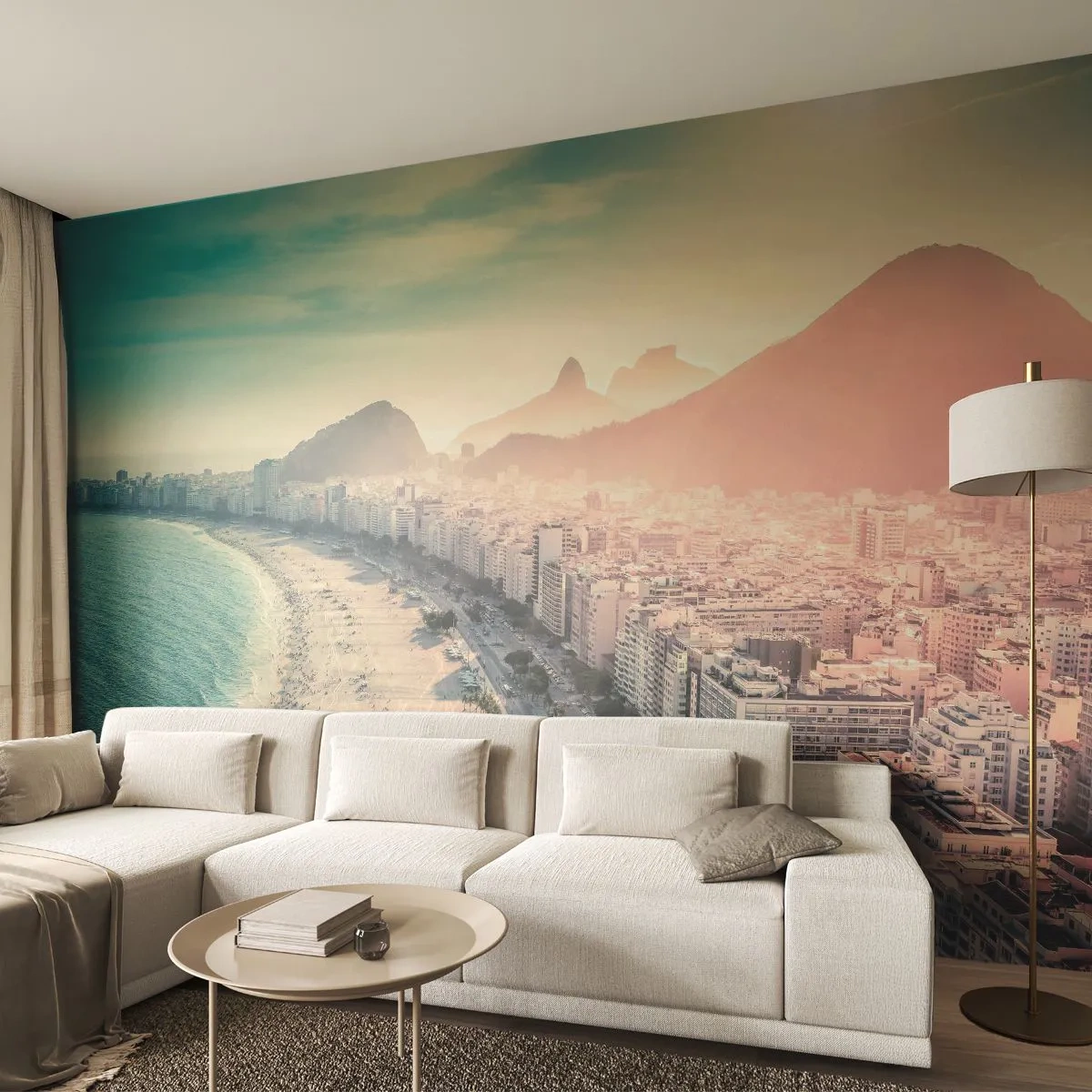 Fototapete Premium Canvas - Ewiger Urlaub in Rio - Küste, Rio de Janeiro, Strand - 200x140 cm