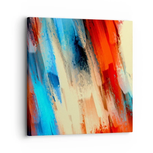 Bild auf Leinwand - Leinwandbild - Eine Kaskade von Farben - 30x30 cm