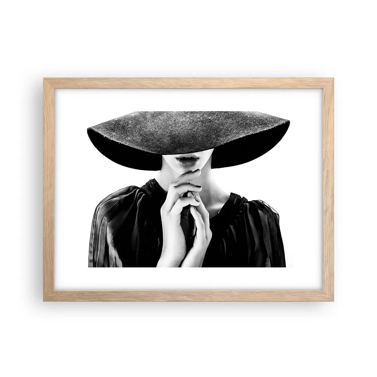 Poster in einem Rahmen aus heller Eiche - Versteckte Schönheit - 40x30 cm