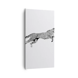 Bild auf Leinwand - Leinwandbild - Der schnellste der Welt - 65x120 cm