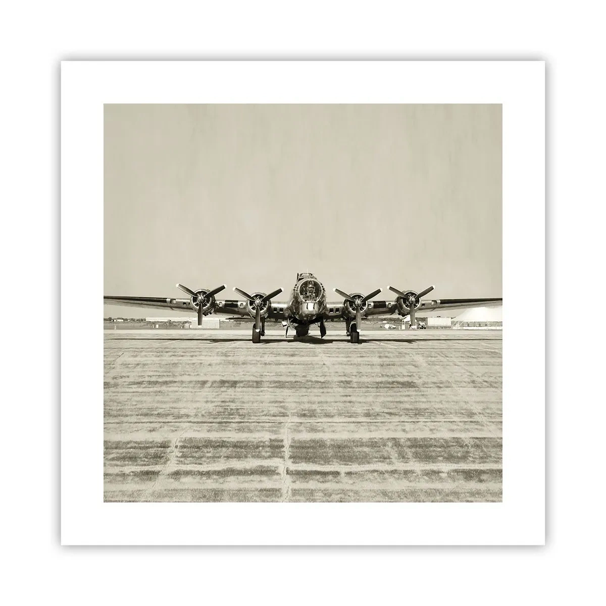 Poster - Wie immer bereit - 40x40 cm