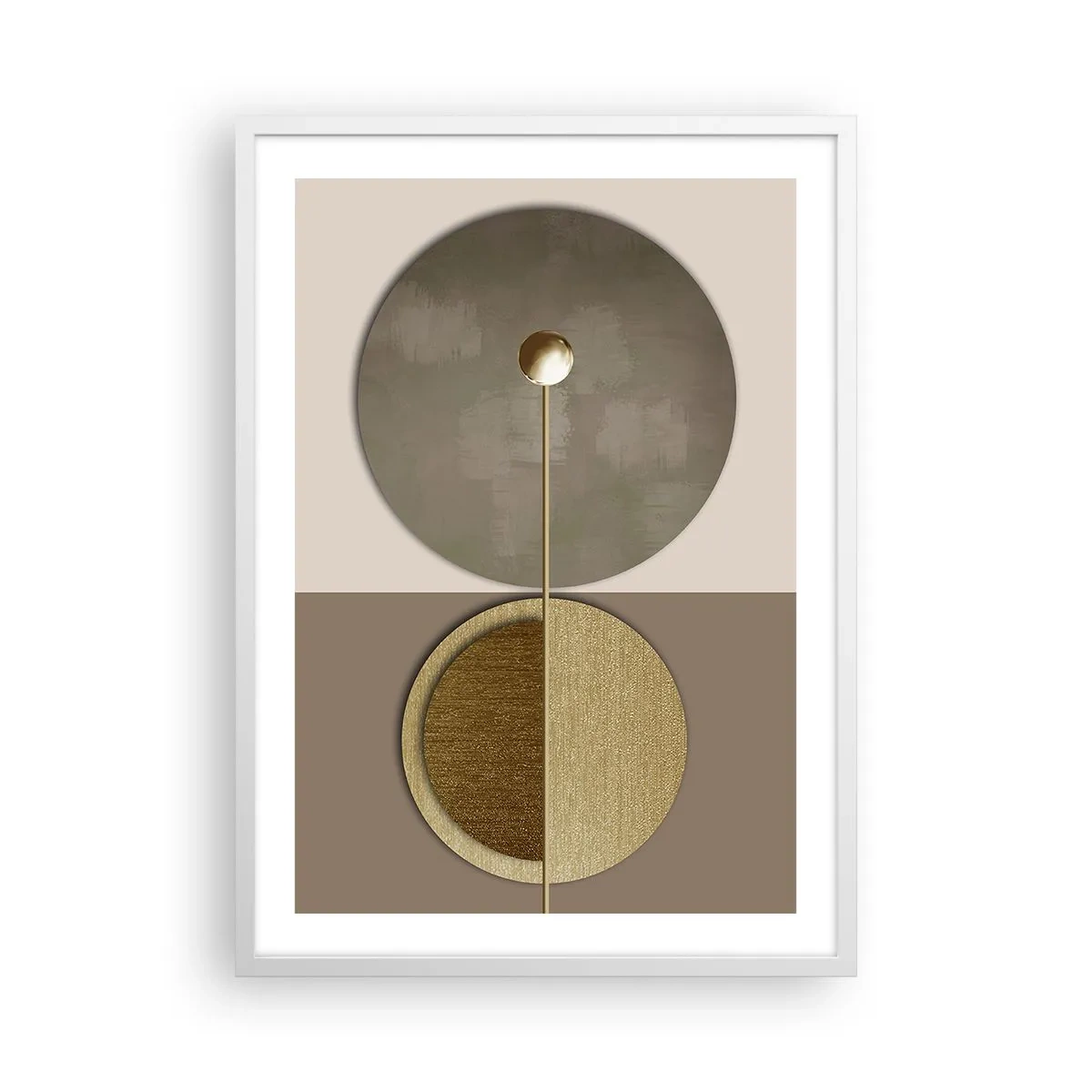 Poster in einem weißen Rahmen - Perfekte Balance - 50x70 cm