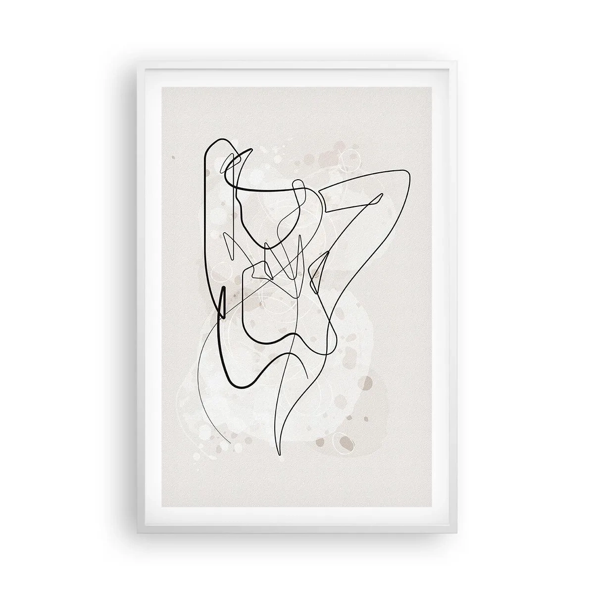 Poster in einem weißen Rahmen - Die Kunst der Verführung - 61x91 cm