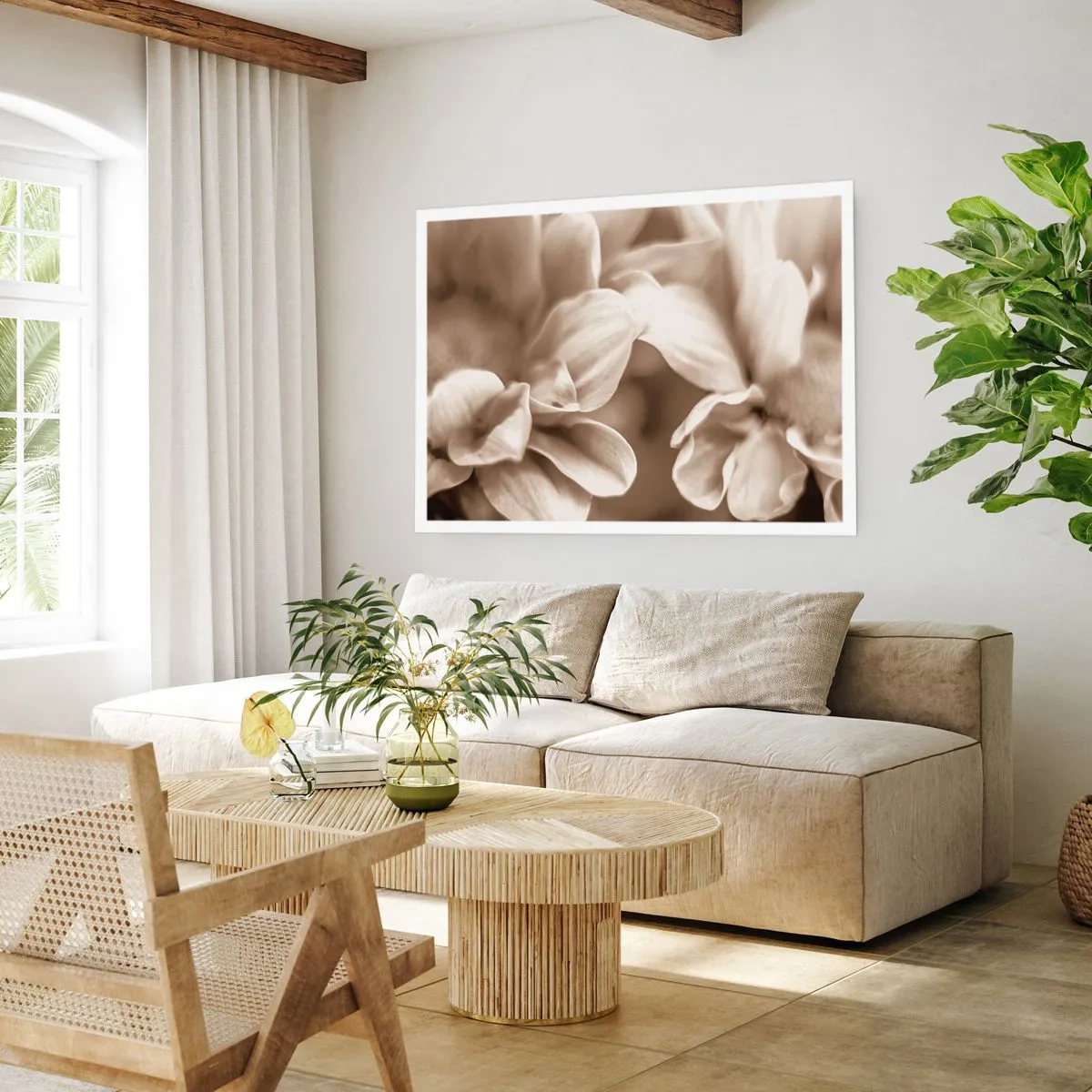 Poster - So sanft wie ein Lächeln - 40x30 cm