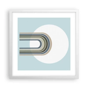 Poster in einem weißen Rahmen - Unwiderstehliche Anziehungskraft - 40x40 cm