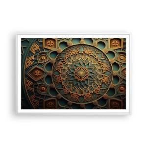 Poster in einem weißen Rahmen - In arabischer Atmosphäre - 100x70 cm