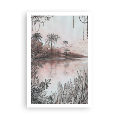 Poster - Tagebuch eines Entdeckers aus dem 19. Jahrhundert - 61x91 cm