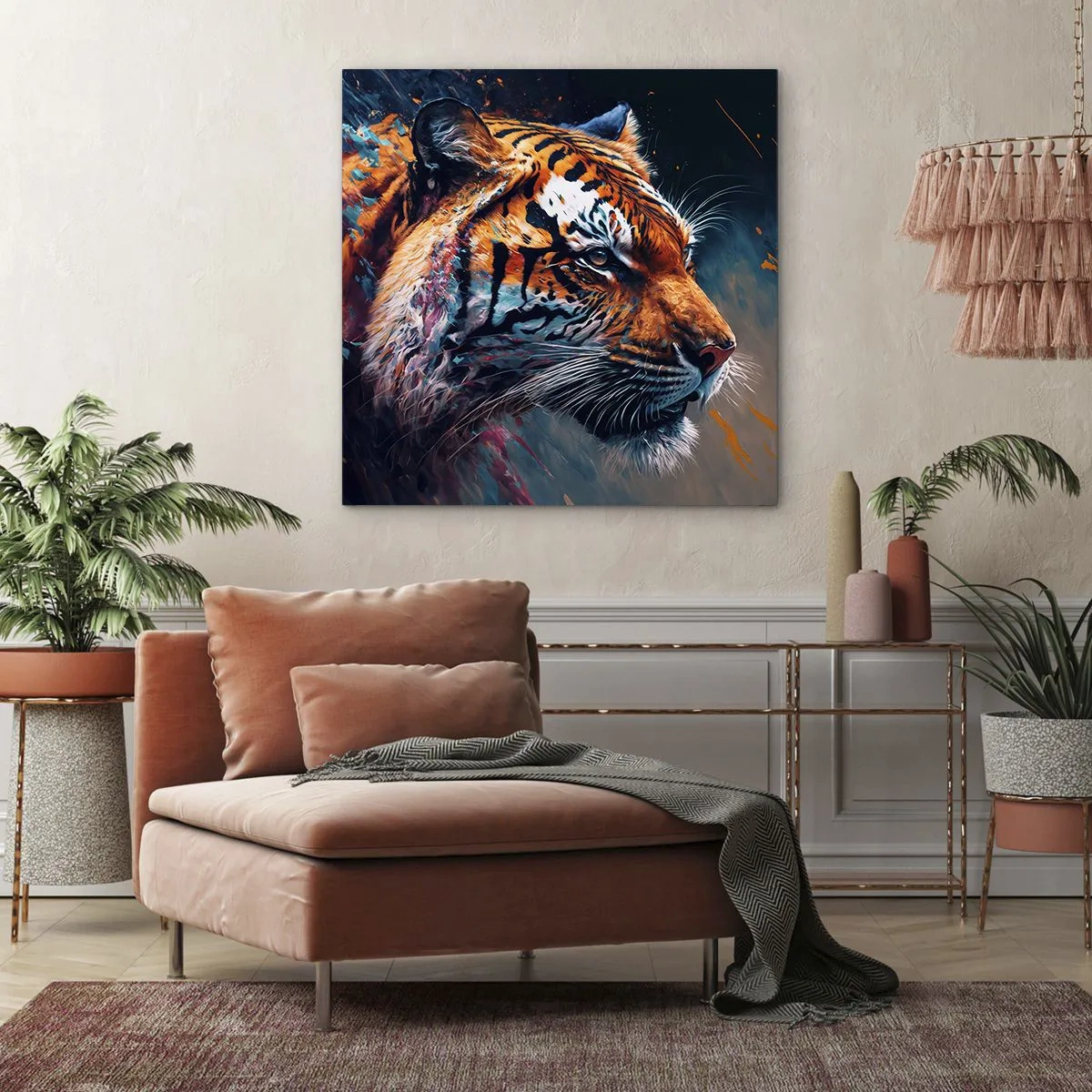 Bild auf Leinwand - Leinwandbild - Wilde Schönheit - 30x30 cm