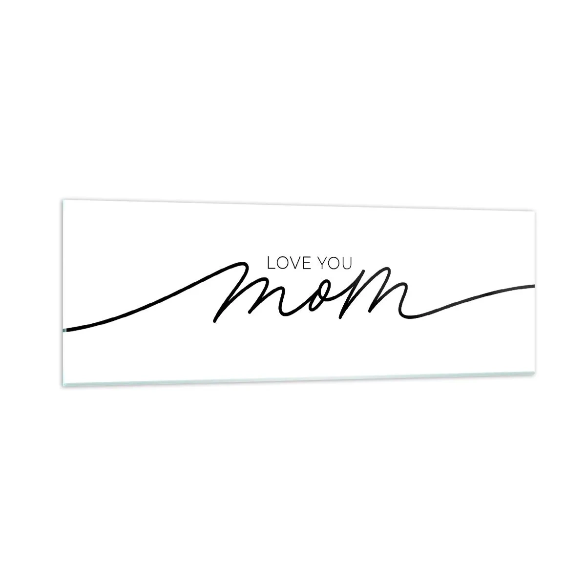 Glasbild - Bild auf glas - Große Emotionen - 90x30 cm