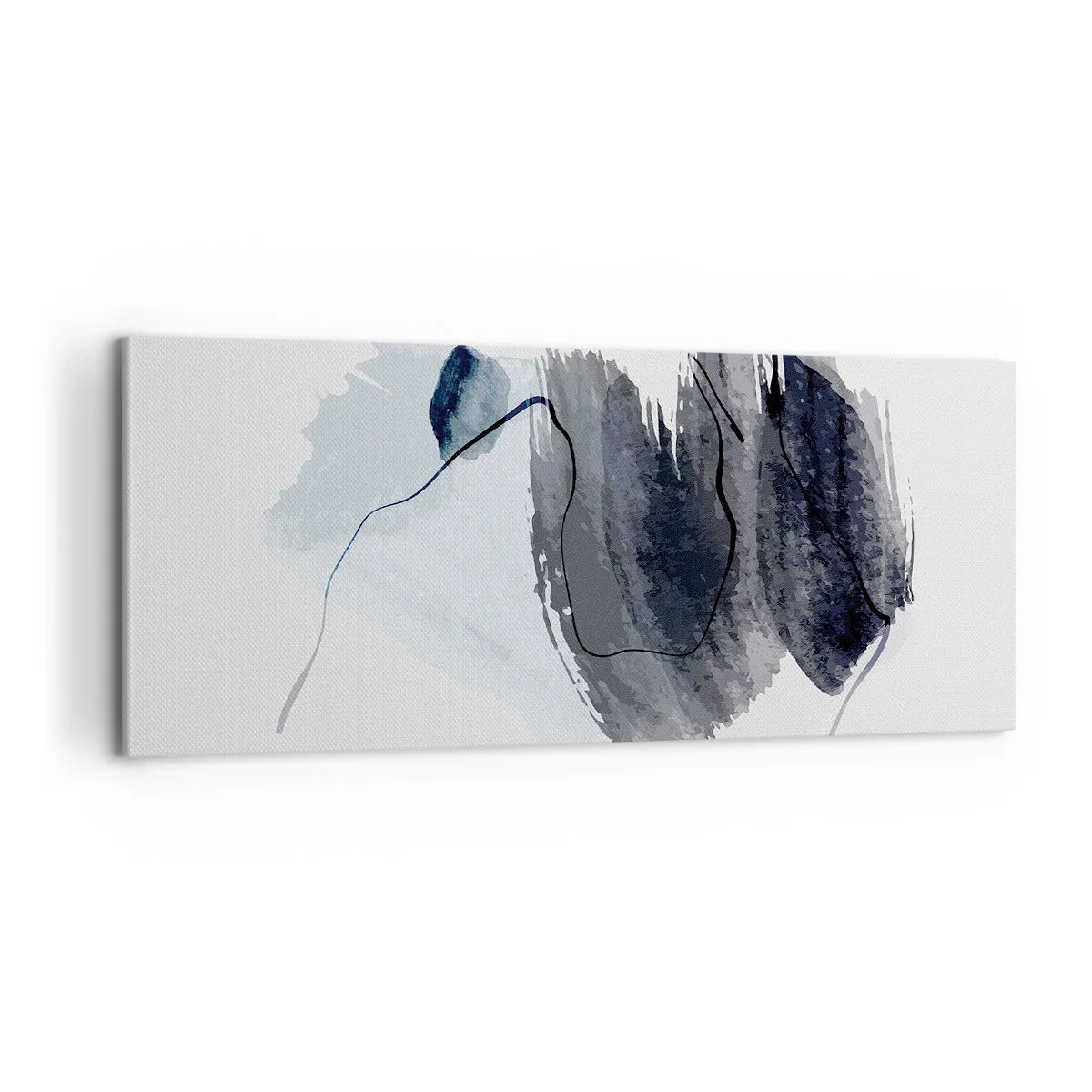 Bild auf Leinwand - Leinwandbild - Intensität und Bewegung - 100x40 cm