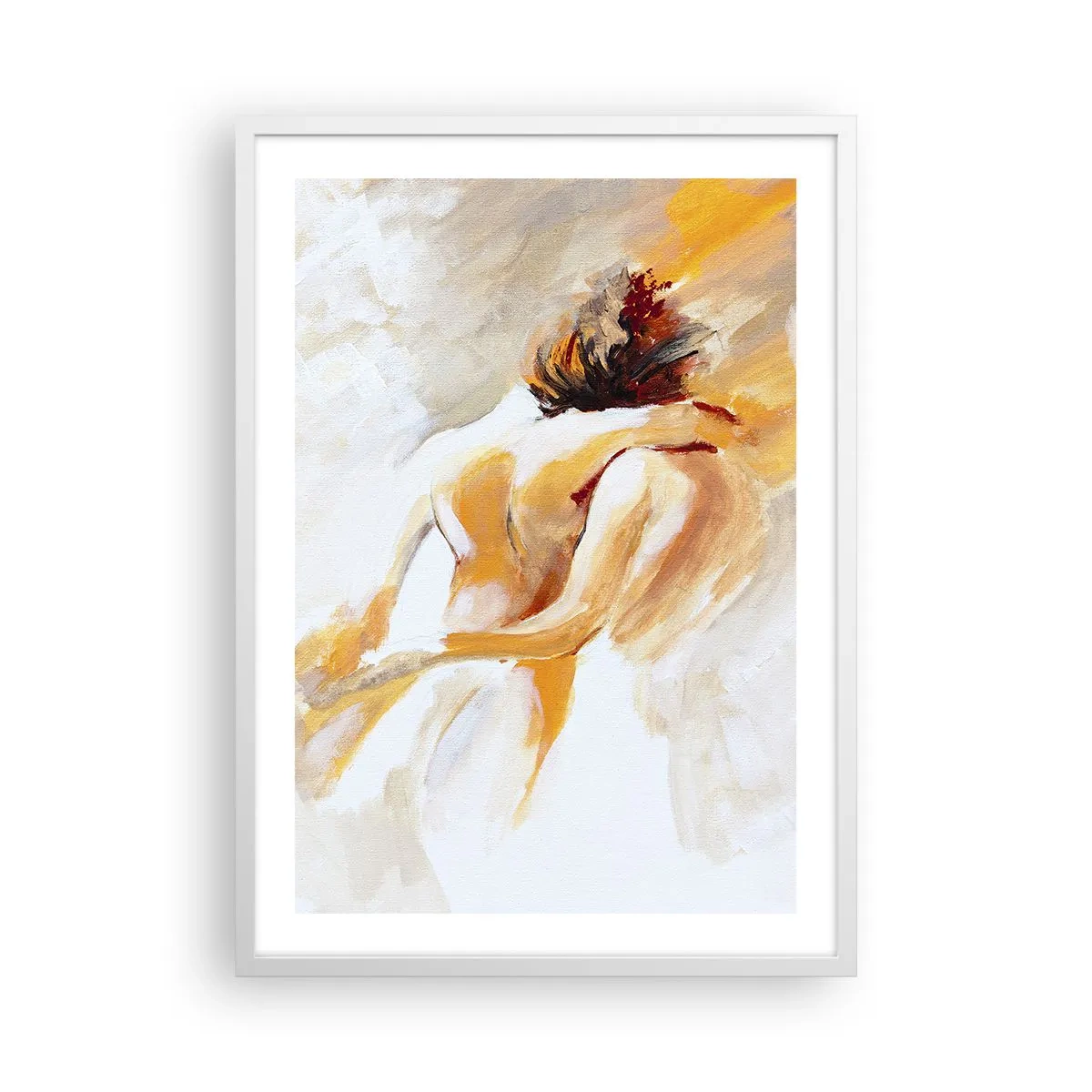 Poster in einem weißen Rahmen - Am Himmel der Nähe - 50x70 cm