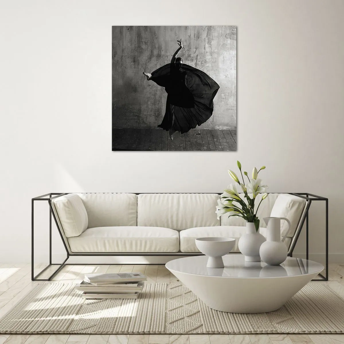 Glasbild - Bild auf glas - Leidenschaftlicher Gürtel - 60x60 cm