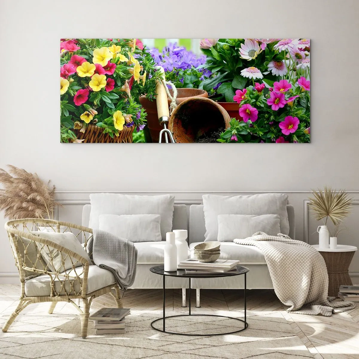 Glasbild - Bild auf glas - Zosias Garten - 100x40 cm