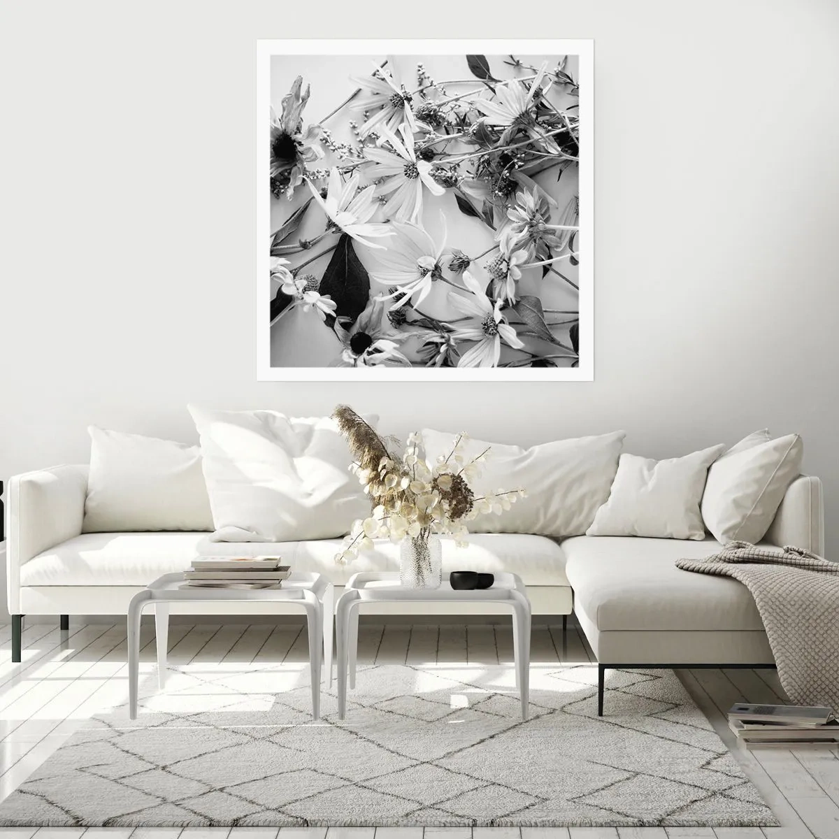 Poster - Kein Blumenstrauß - 60x60 cm