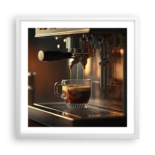 Poster in einem weißen Rahmen - Sinnliche Mischung - 50x50 cm