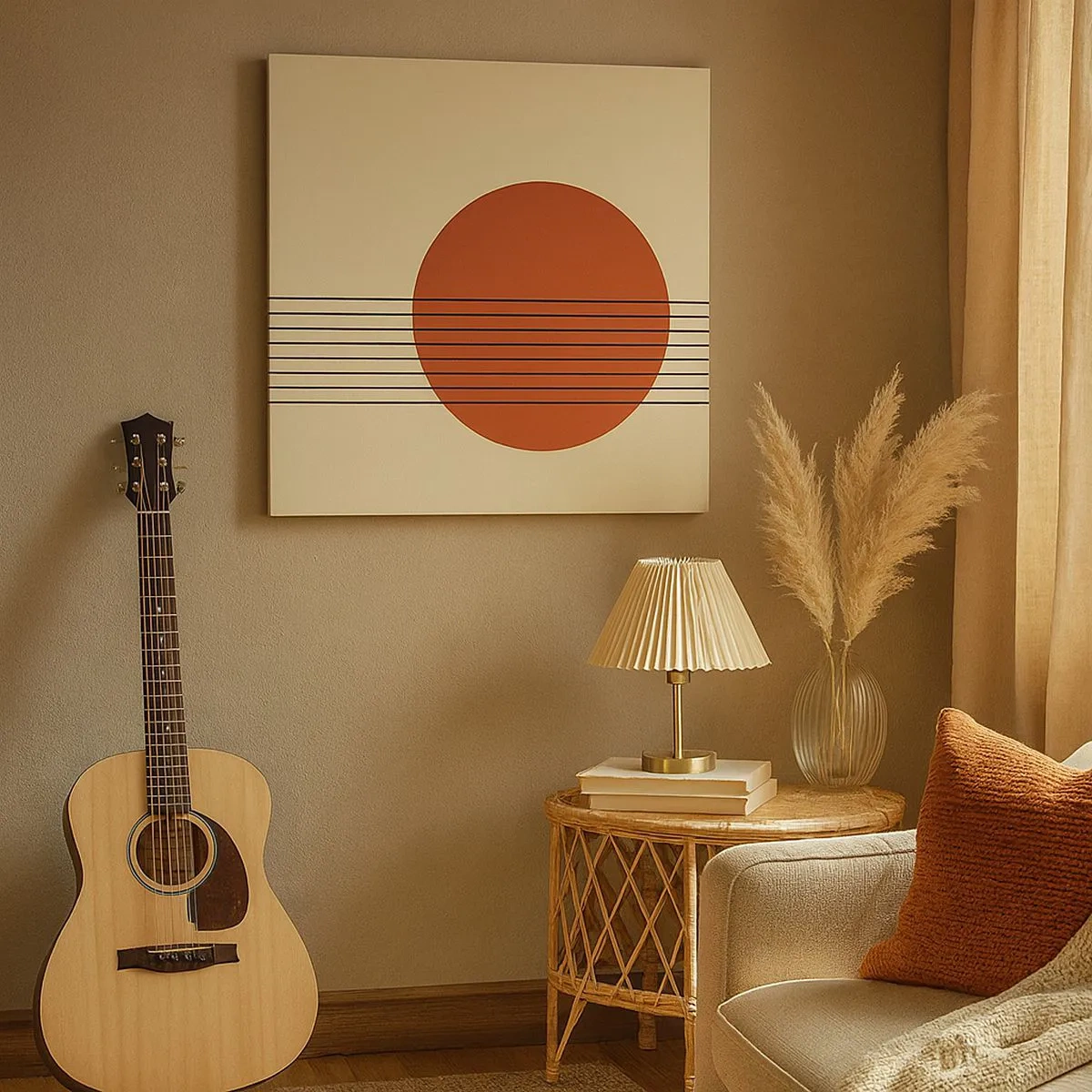 Bild auf Leinwand - Leinwandbild - Immer wieder und weiter - 30x30 cm