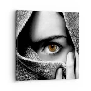 Bild auf Leinwand - Leinwandbild - Erfahre das Geheimnis - 30x30 cm