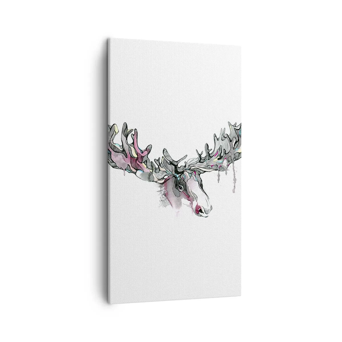 Bild auf Leinwand - Leinwandbild - Krone des Waldkönigs - 45x80 cm