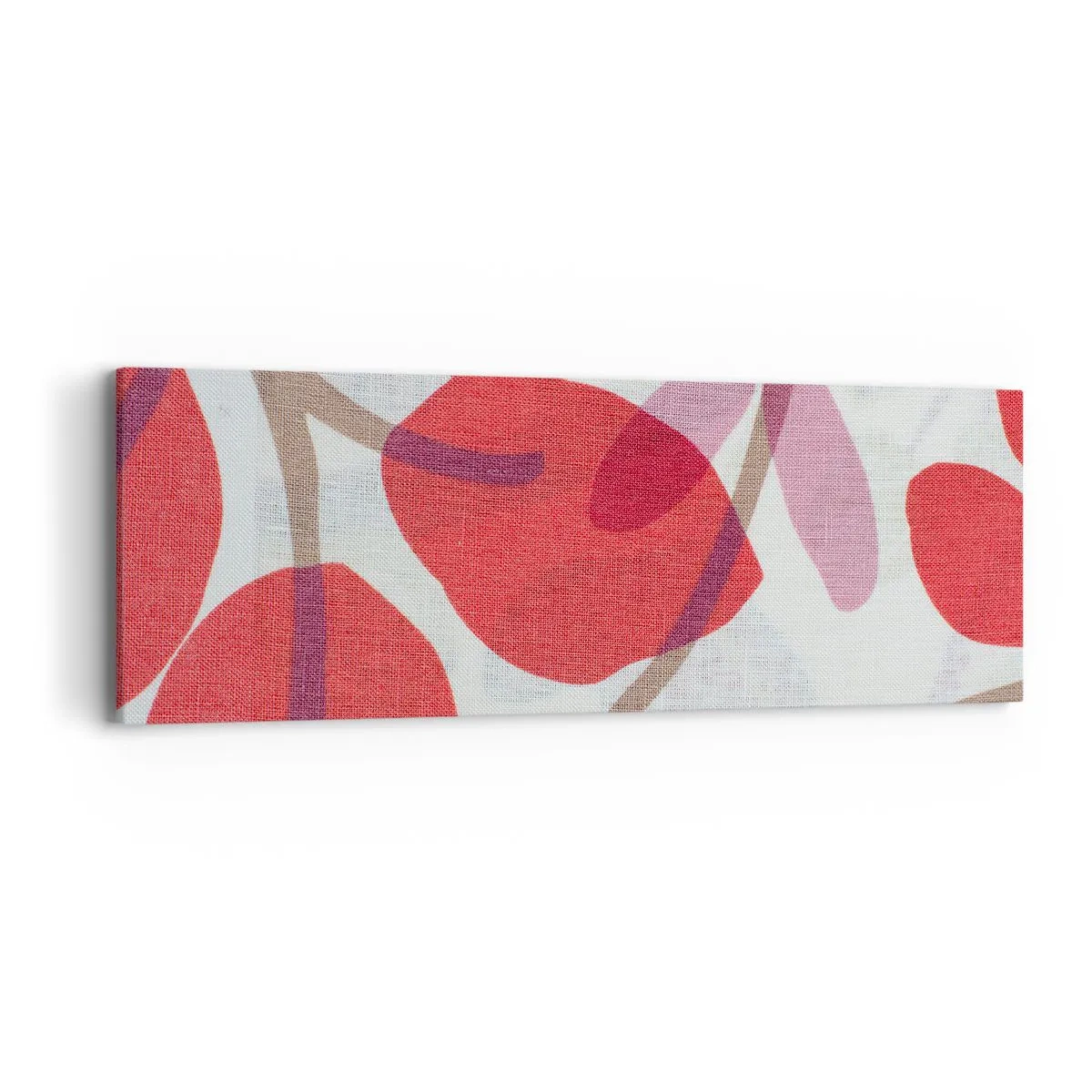 Bild auf Leinwand - Leinwandbild - Blumenarrangement in Rosa - 90x30 cm