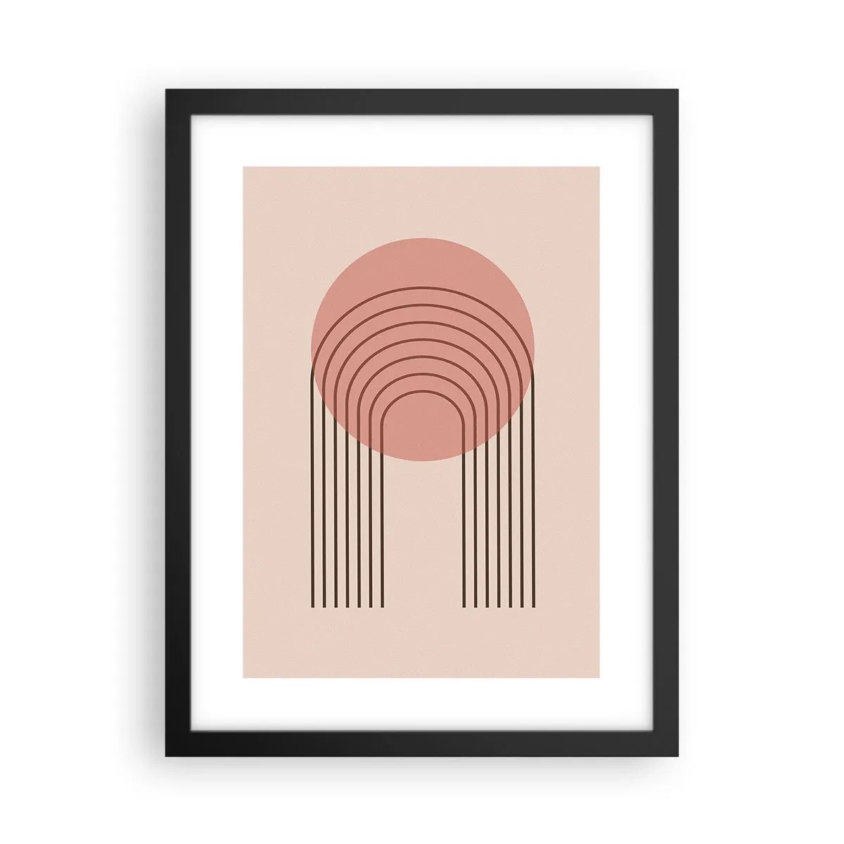 Poster in einem schwarzem Rahmen - Unwiderstehliche Anziehungskraft - 30x40 cm